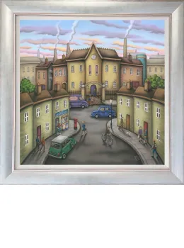 The Chocolate Factory - On Canvas - Framed