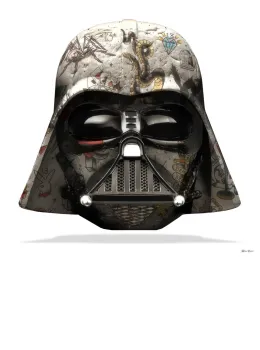 The Dark Lord (White Background) - Small - Mounted