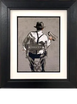 The Director - Sketch - Black Framed