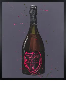 The Dom (Rose) - Canvas - Black Framed - Framed Box Canvas