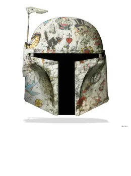 The Fett - Boba Fett (White Background) - Small - Mounted