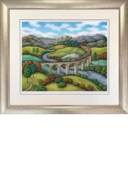 The Flying Scotsman - On Paper - Framed