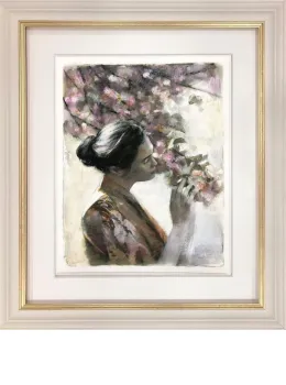 The Frailty Of Hearts And Flowers - Study - Framed