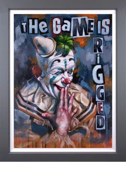 The Game Is Rigged - Deluxe - Grey Framed