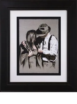 The Gentleman - Sketch - Black Framed