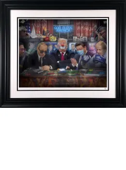 The Great Dicktators - Artist Proof Black Framed