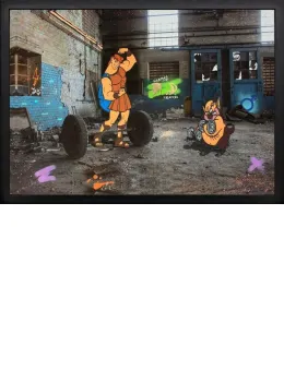 The Gun Show - Original - Black Framed