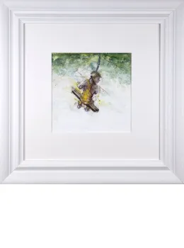 The Height Of The Trees - Original - White Framed