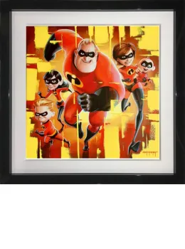 The Incredibles - Original - Black Framed