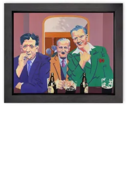 The Joke - Box Canvas - Framed - Framed Box Canvas