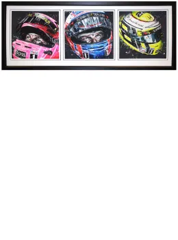 The Journey - Triptych - Black Framed