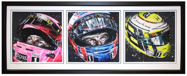 The Journey - Triptych (Jenson Button) The Journey - Triptych (Jenson Button)