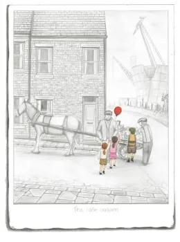 The Last Balloon - Sketch - Mounted