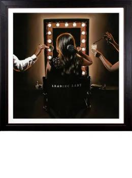 The Leading Lady - Canvas - Black Framed