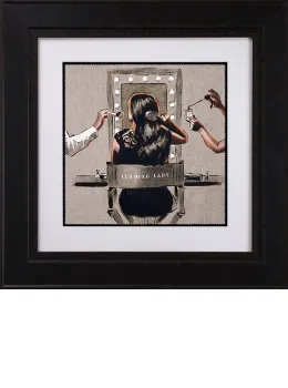The Leading Lady - Sketch - Black Framed