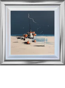 The Lion's Roar - Original - Silver Framed