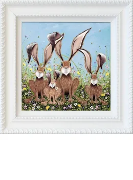The McHoppers - White Framed
