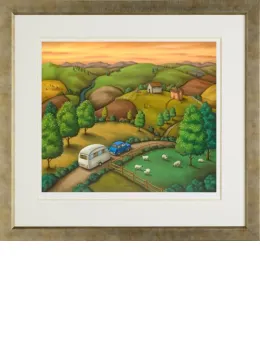The Open Road - Gold Framed