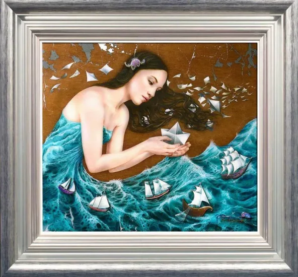 The Paper Boat - Framed The Paper Boat - Framed