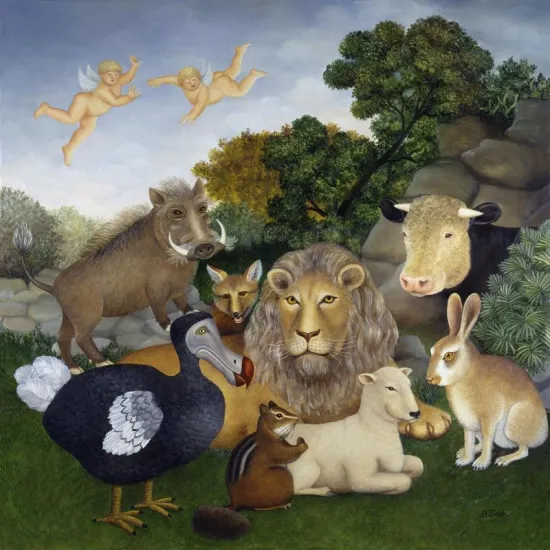 The Peaceable Kingdom - Mounted The Peaceable Kingdom - Mounted