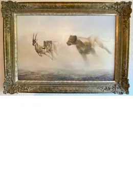The Power And The Grace - Original - Ornate Framed
