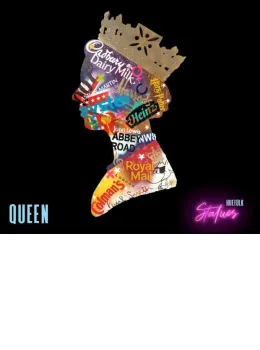 The Queen (XL) - Original - Wall Sculpture - With Wall Fittings
