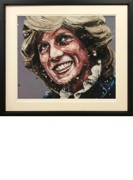 The Queen Of Hearts - Black Framed