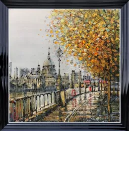 The Queens Walk - Limited Edition - Black Framed
