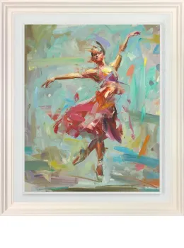 The Rhythm Of Love - Cream Framed