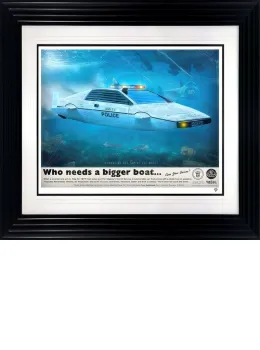 The Shark Who Loved Me - Black Framed