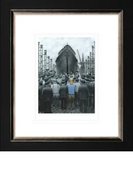 The Ship That Dad Built - Paper - Framed