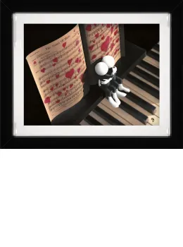 The Sound Of Music - 3D High Gloss Resin - Black Framed