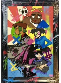 The Squad - Original - Multi Colour Framed