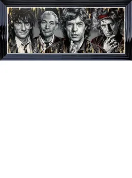 The Stones - Limited Edition - Black Framed
