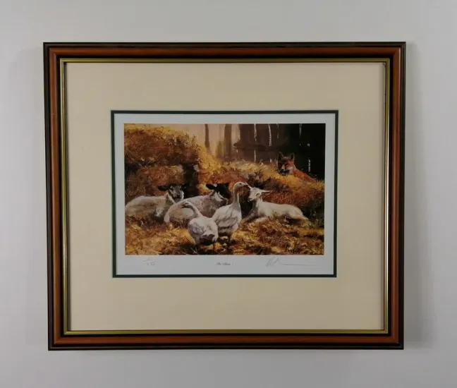 The Villain! - Brown Framed