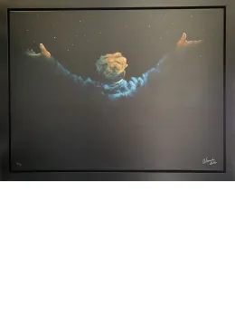 The Wonder Of It All - Canvas - Black Framed - Framed Box Canvas