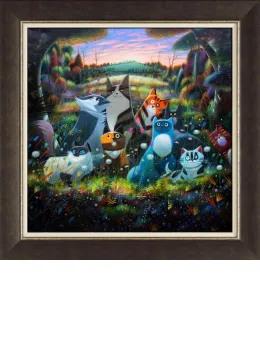 The Woodland Adventures Of Lord Peregrine And Lady Bobbles & Co - Framed
