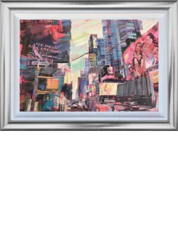 Theatre District - Original - Silver Framed