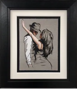 There's A Little Bit Of Devil In Her Angel Eyes - Sketch - Framed