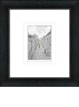 They Always Come Home - Sketch - Black-Grey Framed