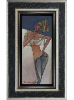 Thinking Of You - Original - Black Framed