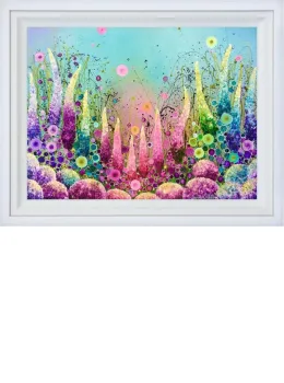 This Morning I'll Cherish - Original - White Framed