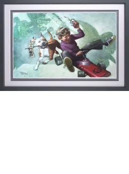 Those Double Dealing Do-Badders - Grey Framed