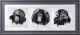 Three Wise Men - Landscape Orientation - Grey Framed
