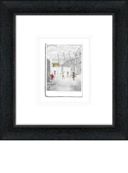 Through The Sheets To The Sweets - Sketch - Framed