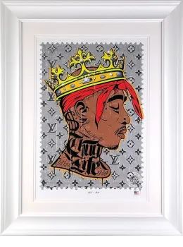 Thug Life - Tupac - Artist Proof White Framed