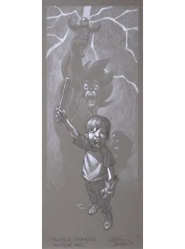 Thunder, Thunder, Thunder Cats Hoooo - Sketch - Mounted