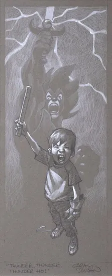 Thunder, Thunder, Thunder Cats Hoooo! - Sketch (Lion-O) Thunder, Thunder, Thunder Cats Hoooo! - Sketch (Lion-O)