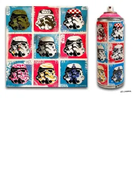 Too Many Troopers - Original - White Framed
