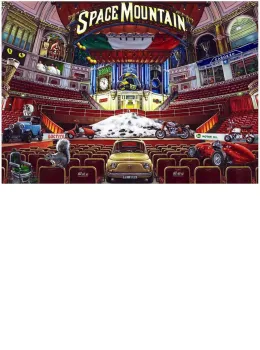 Travelling Playhouse - Canvas - Black Framed